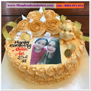 Bánh Sinh Nhật In Hình Ảnh - H256